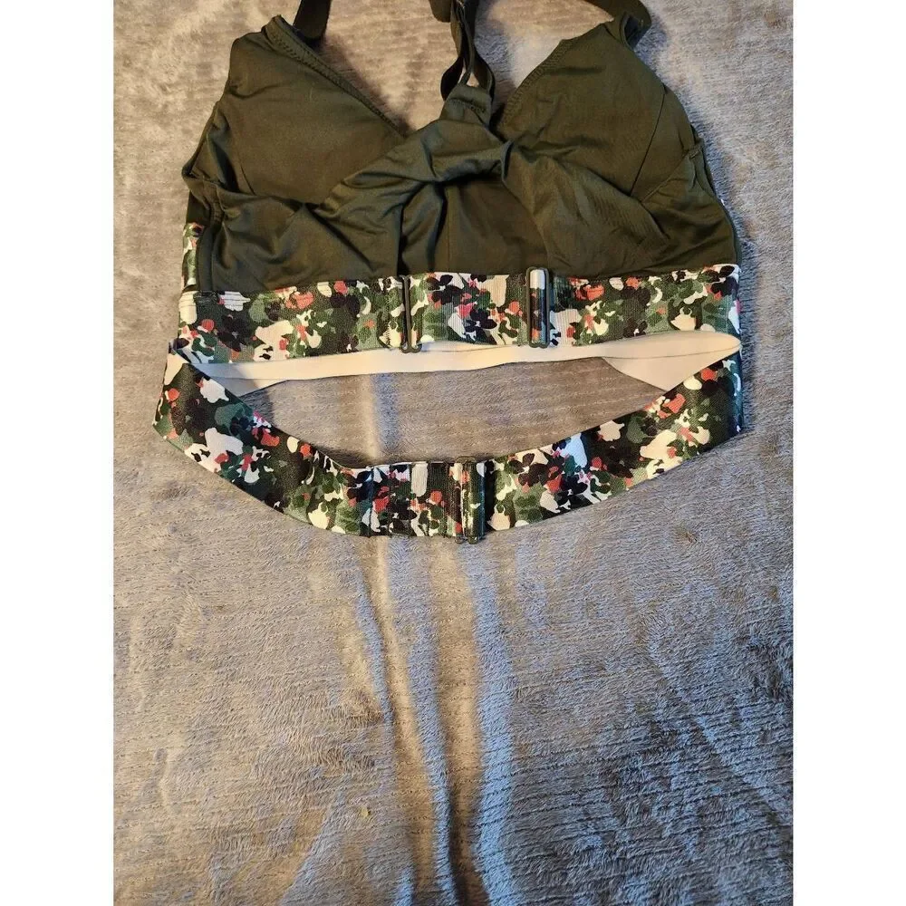 Adore Me size M Maven Contour Green Sports Bra